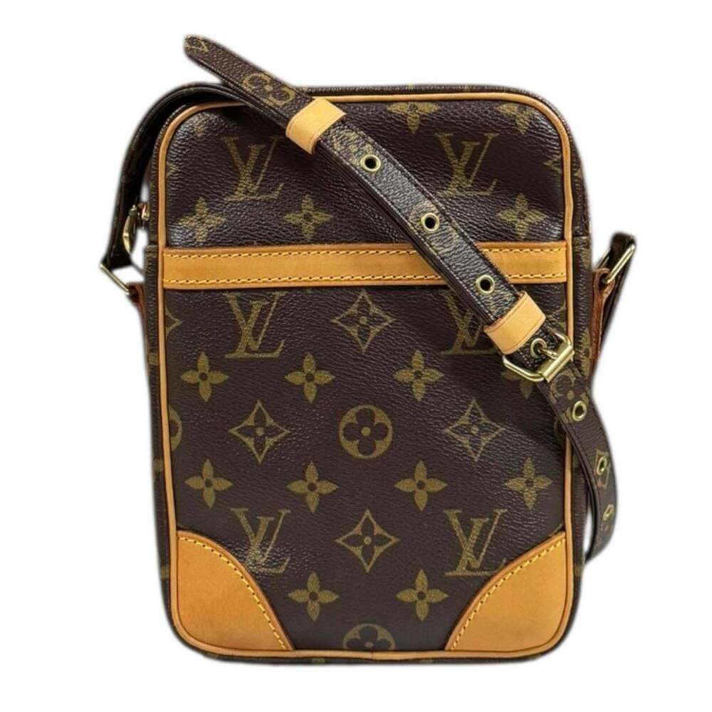 LOUIS VUITTON Authentic Brown Monogram Canvas Shoulder Bag